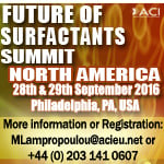 北美的未来表面活性剂峰会